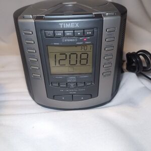 Timex T601G Stereo CD Digital Clock Radio w/ Nature Sounds CD Player Not Working